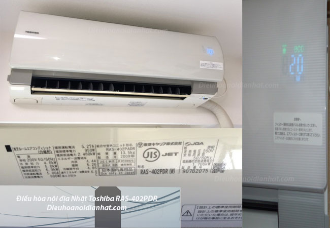 Điều hòa nội địa Nhật Toshiba RAS-402PDR Đẹp Giá Tốt